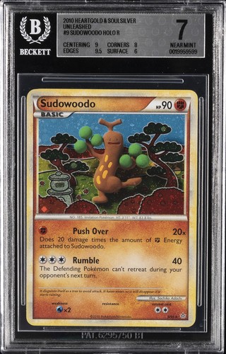 Sudowoodo graded BGS 7 for sale on eBay