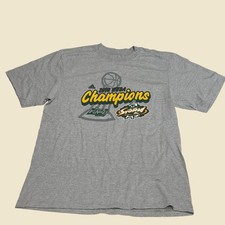 adidas Seattle Storm 2010 WNBA Finals Champions T-Shirt Gray Graphic Mens Large