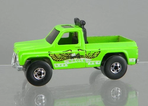 Vintage 1977 Hot Wheels Diecast 1/64 Green Bywayman Eagle Chevy Pickup Truck HK