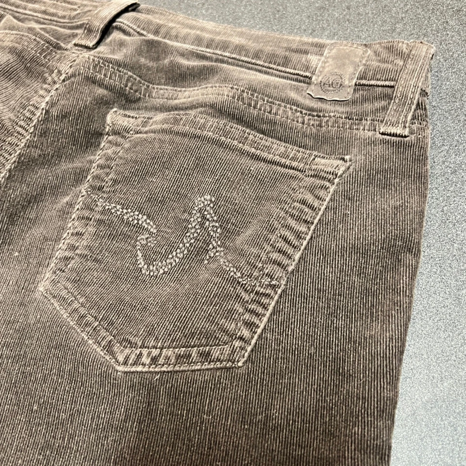 AG Adriano Goldschmied the Angel Flare Corduroy Pants Women's Size 29R Brown - Image 3 of 4