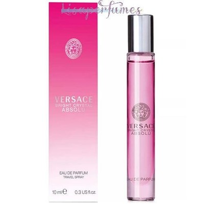 Bright Crystal Absolu by Versace for Women 0.3oz Eau De Parfum Travel Spray NIB