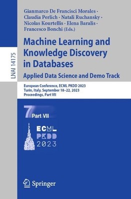 Machine Learning and Knowledge Discovery in Databases: Applied Data Science and 