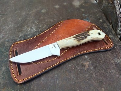 Swap Cut Custom Skinner Knife/Hunting/Bushcraft/Kitchen/ Stag/Antler Handle