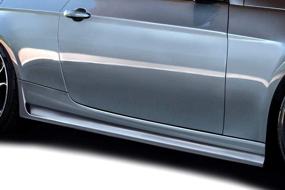 For BMW 328i 07-13 Hwy Style Fiberglass Side Skirt Rocker Panels Unpainted Foto 2 de 4