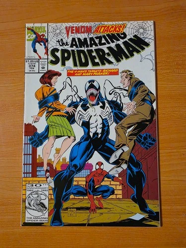 Amazing Spider-Man #374 Direct Market Edition ~ NEAR MINT NM ~ 1993 Marvel Comic