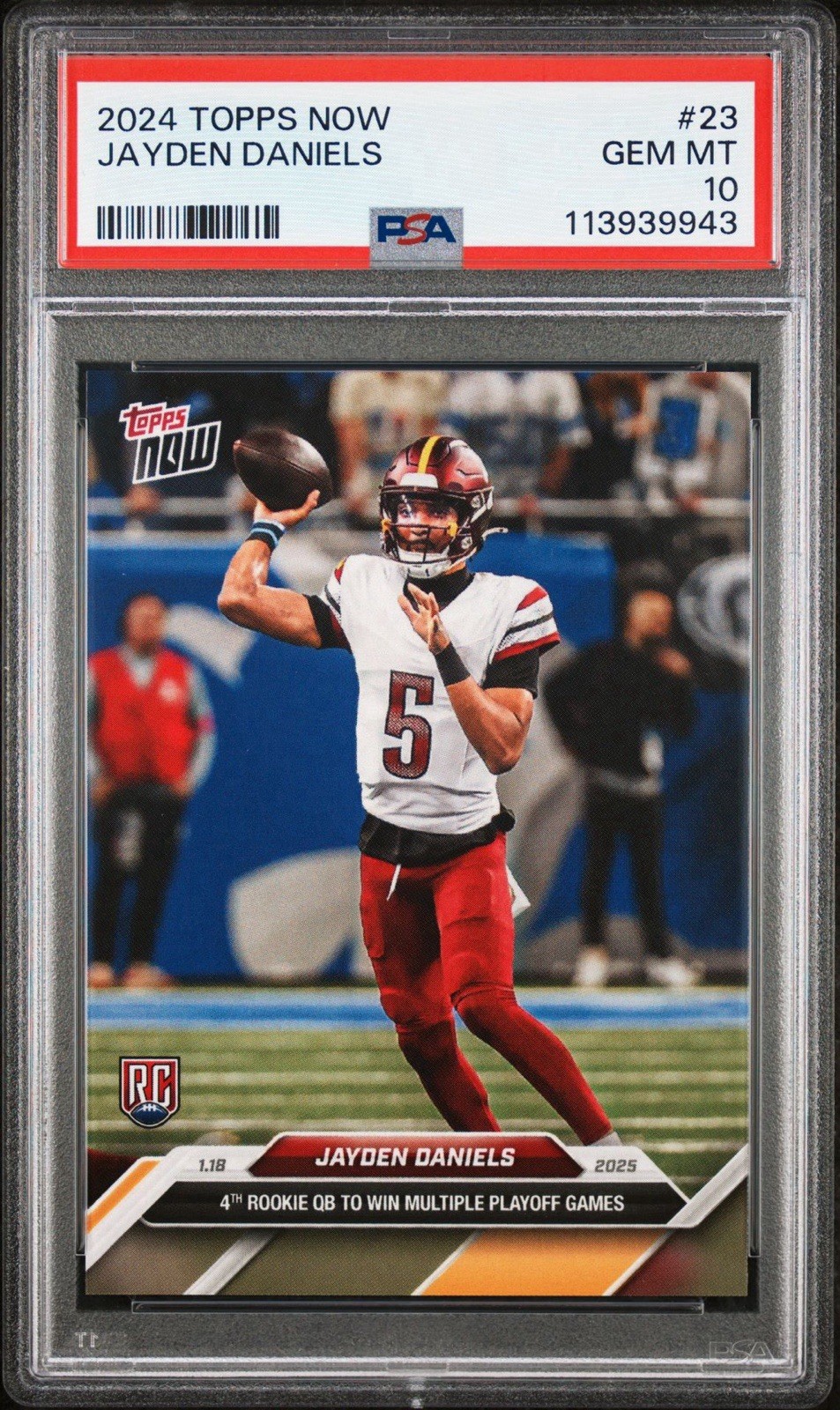2024 Topps Now Jayden Daniels (RC) Rookie #23 PSA 10 🔥💎