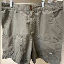 Southern Marsh men  s Tarpon Flats Fishing Short Olive size Medium