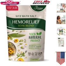 3LB Sitz Bath Soak - Gentle Epsom Salt  Essential Oils for Postpartum Comfort