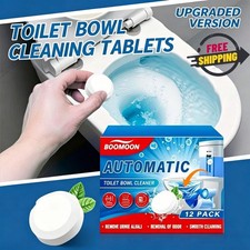 Toilet Cistern Blocks Blue Cleaner Bowl Freshener Bloo Loo Block Tablets 12