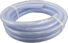 100ft High Pressure Clear Braided PVC Tubing - 1