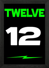 Twelve Graphic Art Framed Wall Art Poster Canvas Print Picture