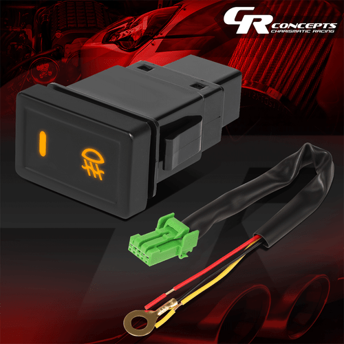 DASH MOUNTED FOG LIGHT CONTROL SWITCH+WIRING HARNESS FOR 2006-2014 GRAND VITARA - Picture 1 of 6