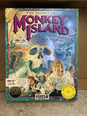 The Secret of Monkey Island (PC, IBM 3.5 ) Komplett Auf Deutsch Top Zustand