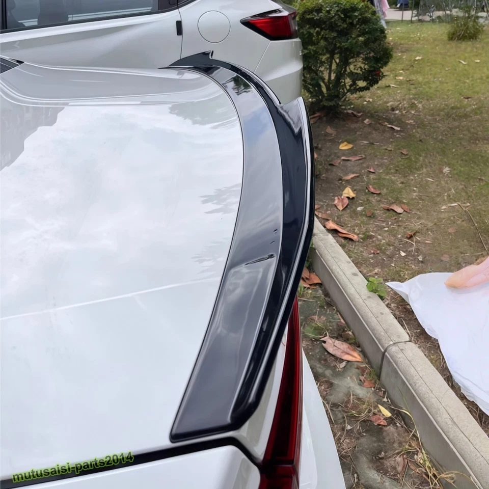 GLOSSY BLACK FITS 2019-2024 VOLVO S60 REAR TRUNK LID SPOILER WING SPORT STYLE - Imagem 4 de 4