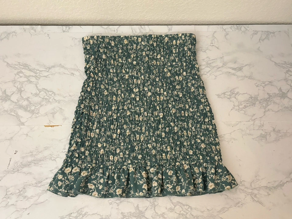 Falda Mujer Colección Nasty Gal 8 Floral Texturizada Sirena Pull On Elástica J2 Foto 2 de 3