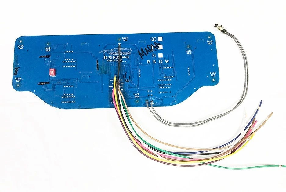 Intellitronix 1969-1970 Ford Mustang LED Digital DP7003 - Azul DP7003B Foto 4 de 4
