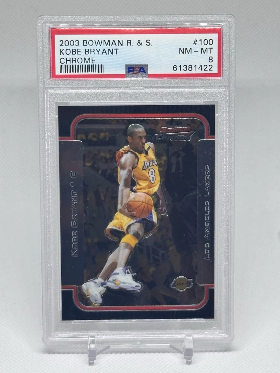 Kobe Bryant Basketball Grade 8 Rookie Sports Trading Cards