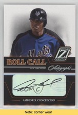 2005 Donruss Zenith Roll Call Ambiorix Concepcion #RC-6 Auto READ 0m0