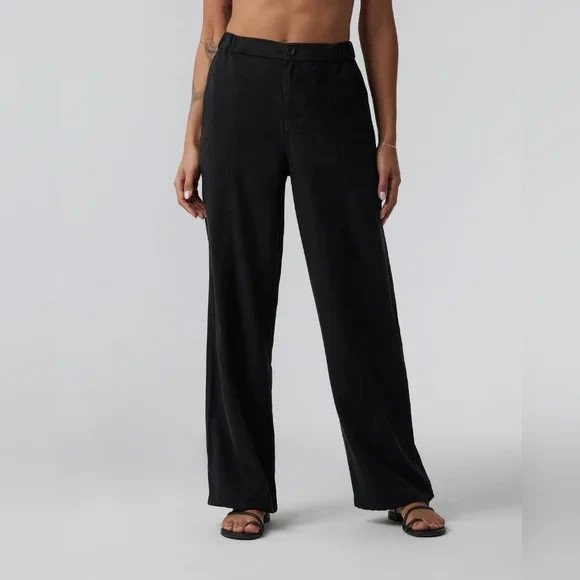 Vuori Womens Coastline Pants Size Lrg - Black NWT $128