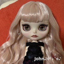 Custom Icy Doll 145 Open Mouth Pink Hair White Skin OOAK