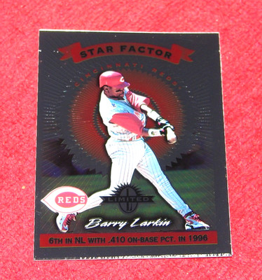 BARRY LARKIN REDS 1997 DONRUSS LIMITED STAR FACTOR SP #153 (B2)