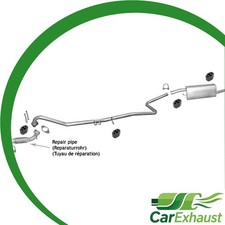 Tube d'échappement Ford FUSION