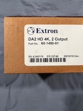 Extron 60-1480-01 DA2 HD 4K HDMI Distribution Amp w/ Power Adapter