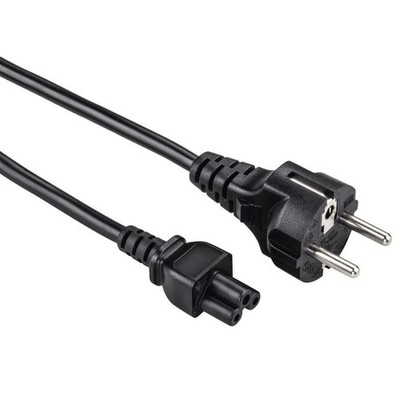 Hama Stromkabel C5 Netzkabel Laptop 3-polig Micky Kabel Kleeblatt Maus Notebook