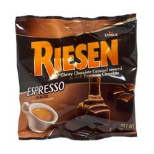3X RIESEN Espresso Chewy chocolate caramel covered Candy 231g/2.65 oz