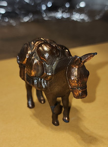 Vintage Dodge USA Jackass Donkey Sculpture Metal