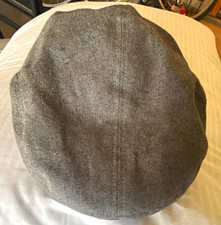 Crazy 8 Boys Gray Solid Newsboy Cap Hat Size 2T-3T Cotton/Polyester
