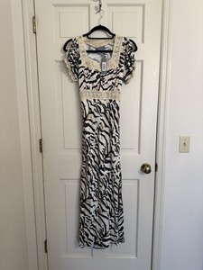 anthropologie green tiger dress Anthropologie maeve catherine tiger