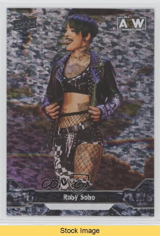 2023 Upper Deck AEW All Elite Wrestling Speckled Foil Ruby Soho #53 READ 0p0t