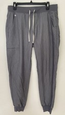 FIGS Zamora Jogger Scrub Pants Women s M Graphite Gray Medical
