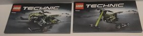 LEGO Technic 42021 Snowmobile/Snowmotorcycle 2-in-1 Instruction Manuals 1 & 2