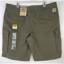 Carhartt Rugged Flex Rigby Cargo Shorts Relaxed Fit Men's Tarmac Grn sz 40 New