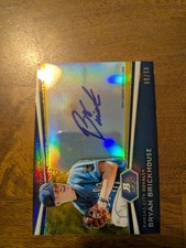 2012 Bowman Platinum Bryan Brickhouse Prospect Autographs Gold Refractors #/50