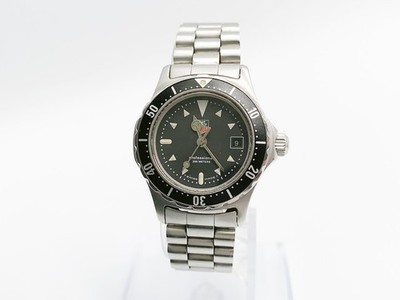 TAG Heuer Professional 200M 2000 Series 973.008 Unisex Vintage Quartz Black Dial
