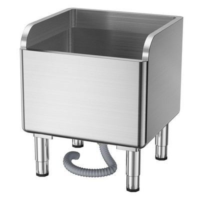 Stainless Steel Cleaning Sink Easy Drain Commercial Grade Durable