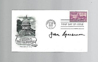 John Sparkman - Senator from Alabama - Autographed FDC W/COA
