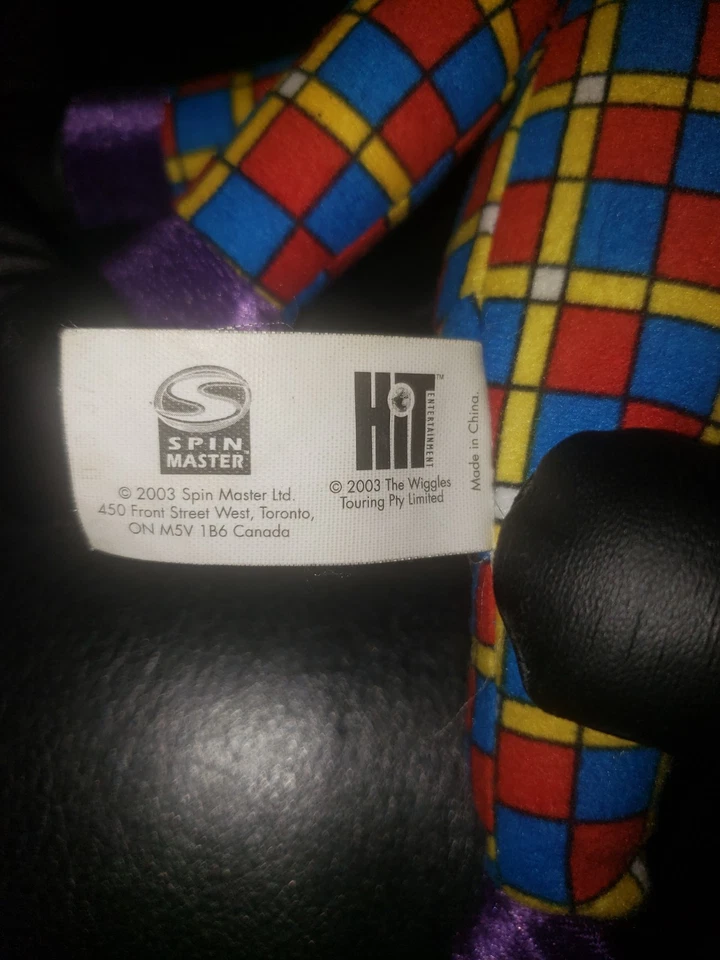 2003 The Wiggles Henry The Octopus Talking Singing 12" Plush Stuffed Toy - Image 3 of 3