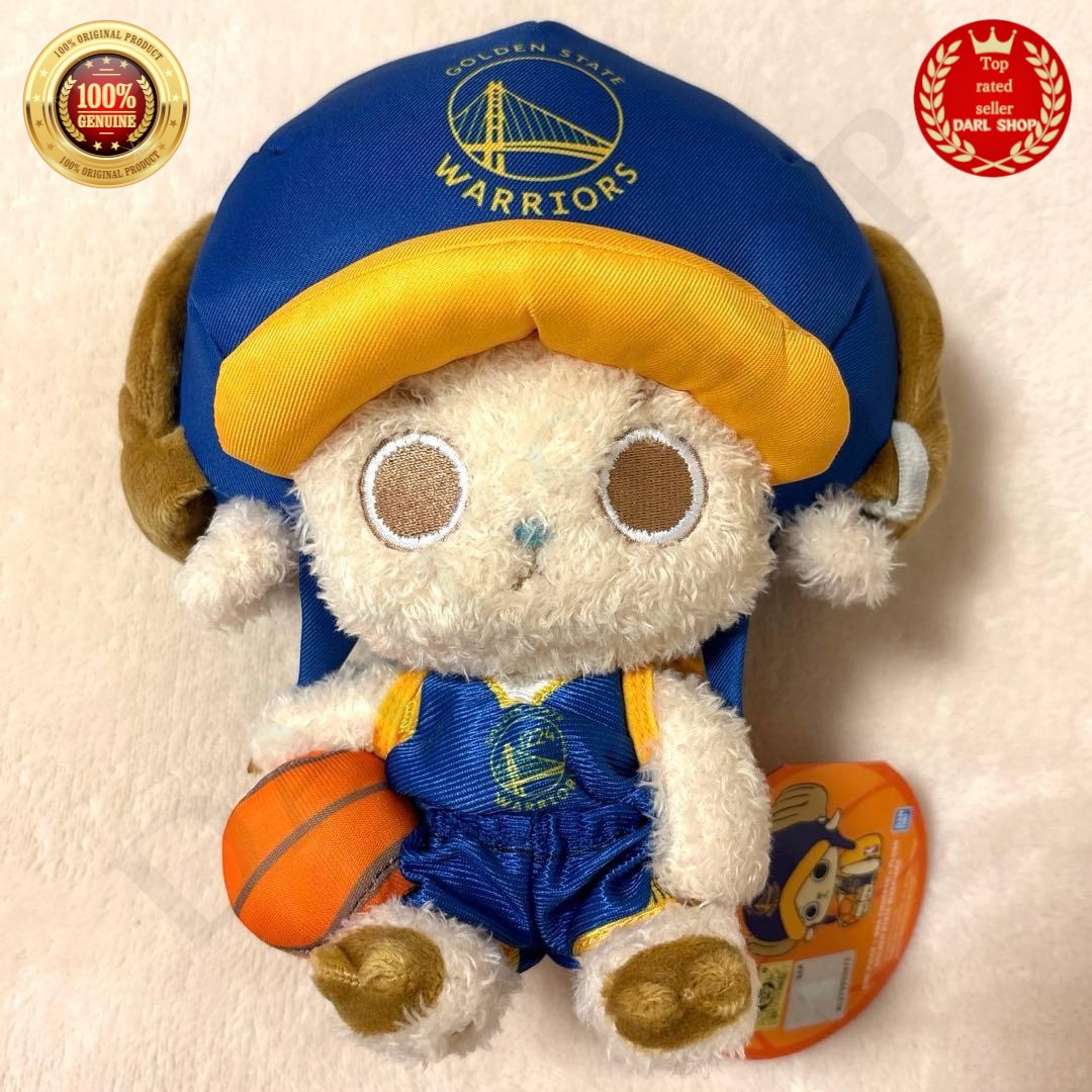 ONE PIECE x NBA CHOPPER's PLUSH GOLDEN STATE WARRIORS Toy Doll