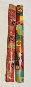 Wiggles Christmas Gift Wrapping Paper Roll X2; Used Various Length See Pics; i6
