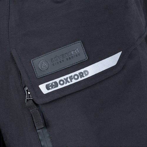 Oxford Laminated Motorcycle Waterproof Trousers Mondial 2.0 Black Dry2Dry - Picture 4 of 7