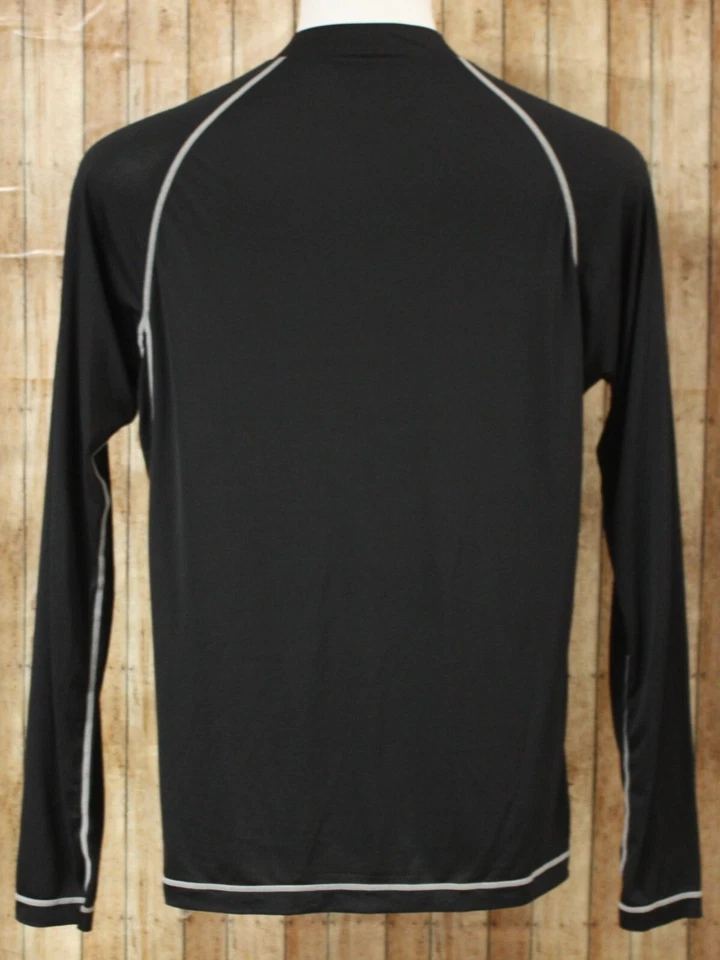 CW-X Manga Larga LS Litefit Media Cremallera-T Para Hombres Grande Negro UPF 50+ Foto 2 de 4