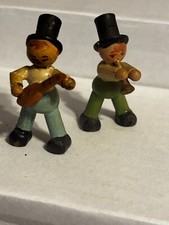 Vintage 1940s wooden Musical figures