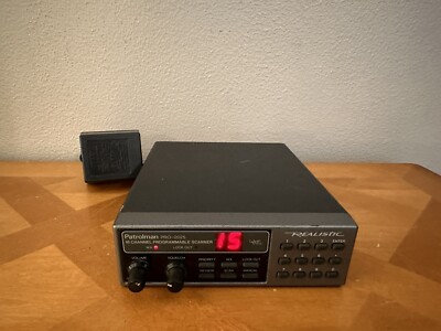 Realistic Patrolman Pro-2025 16 Channel Programmable Scanner Mod 20-146  Adapter