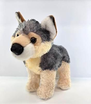 Aurora Gray Wolf Plush Nov2021 Standing
