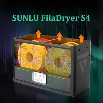 Filament Dryer Box for 3D Printer Filament 2024 FilaDryer S4 Filament Storage