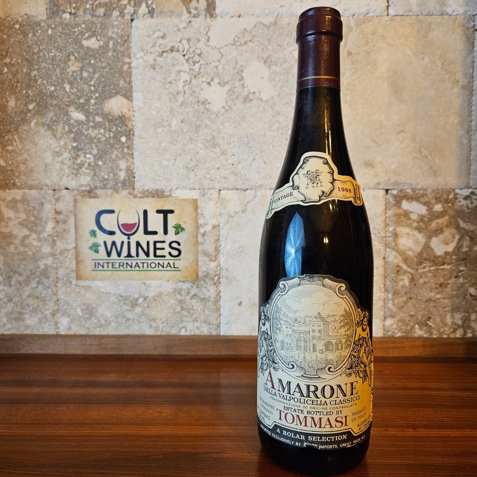 1988 Tommasi Amarone della Valpolicella Classico wine, Italy